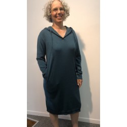 Madness Kleid m. Kapuze dark green