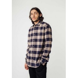 Melawear Flannel Shirt Sahel navy check