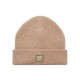 Knowledge Double layer wool beanie kelp melange