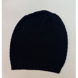 De Colores Mütze 100% Alpaka schwarz