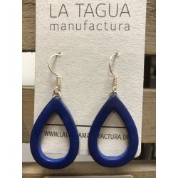 La Tagua Samyret donkerblauw Tagua, silber 925