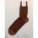 Hirsch Natur Feinstricksocke Sternenmunster terra