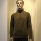 Fisherman Half Zip Neck Sweater Olive