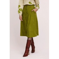 Tranquillo Corduroy Skirt Golden Cypress Organic Cotton Golden Cypress
