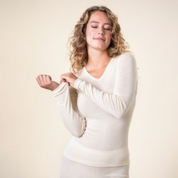 Living Crafts Felicia Langarm-Shirt Natural Natural 01