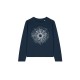 Life-Tree F O longsleeve W WoodenIris Navy Blue Navy Blue