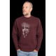 Life-Tree O F Sweater Unisex Maple Island Red Brown Red Brown