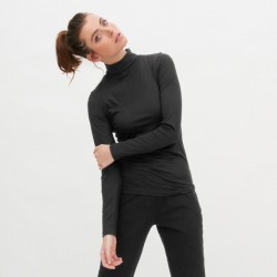 Living Crafts Nia Black Rollkragenshirt Black