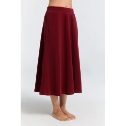 Leela Cotton Damen Cord Rock Bordeaux Bordeaux