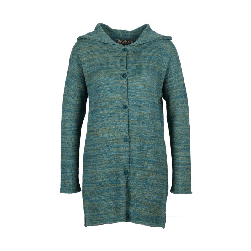 Flomax OS Kap.jacke Treli Petrol moul 704 Petrol moul 704