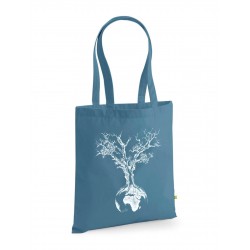 Life-Tree Organic Tasche Weltenbaum Blau Blau