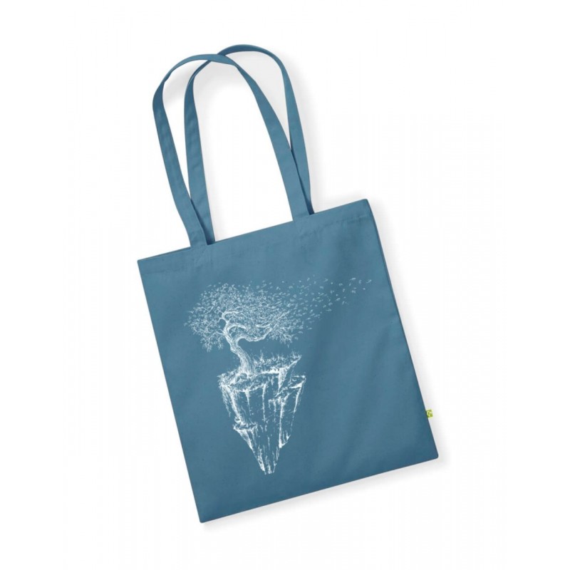 Life-Tree Organic Tasche Maple Island Blau Blau