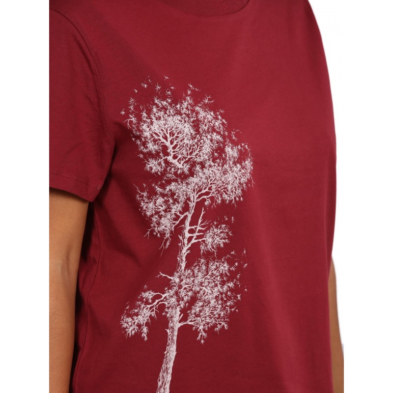 Life-Tree F O Shirt Women Kiefer Burgundy Burgundy