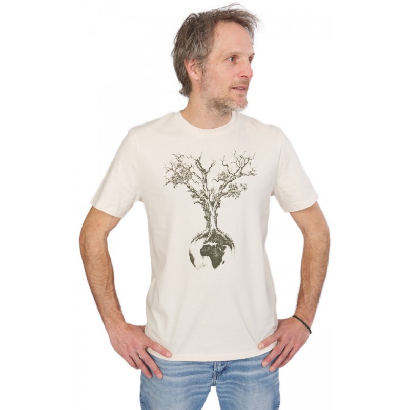 Life-Tree O F Shirt Men Weltenbaum Natural Raw Natural Raw