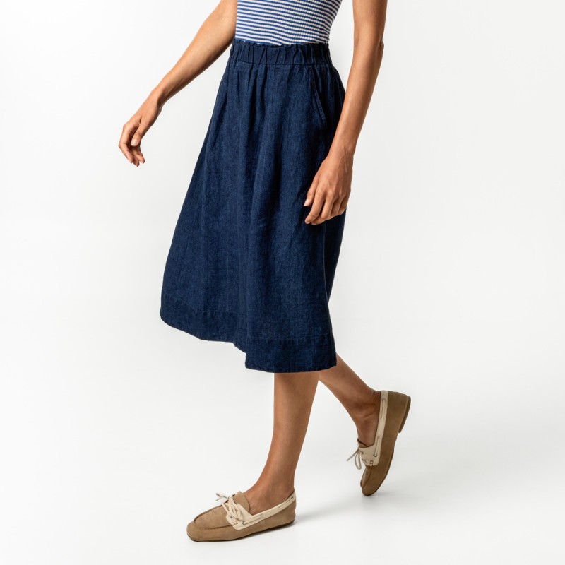 Living Crafts Rabea indigo Blue Skirt Indigo Blue 669