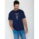 Greenbomb Bike Front Stamp(Fusion T-Shirt GOTS)Navy Navy