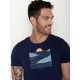 Greenbomb Surf Cliffl(Guide T-Shirt GOTS)Navy Navy