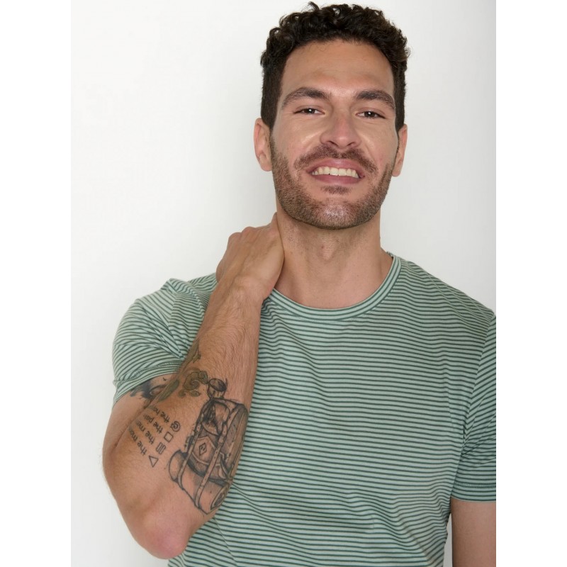 Greenbomb Basic(Spice T-Shirt GOTS) Bamboo Stripes Bamboo Stripes